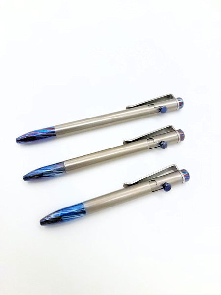 Titanium bolt pens