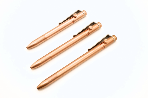 Copper Bolt Pens